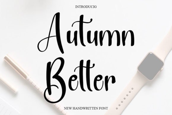 Autumn Batter: The Sweet, Handwritten Font for a Personal Touch