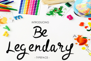 Be Legendary: A Bold Cursive Font for Standout Designs