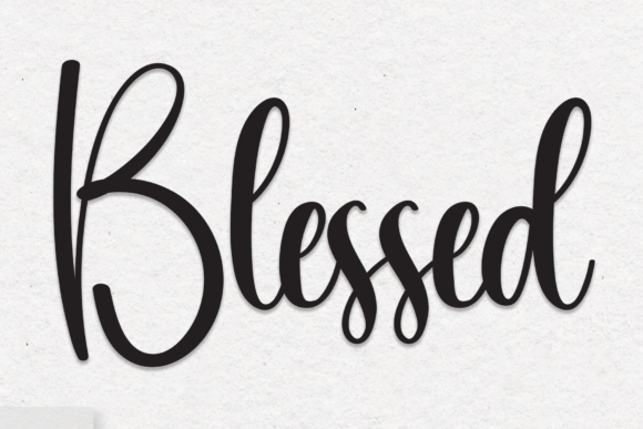 Blessed: A Script Font That Feels Like a Warm Handwritten Note