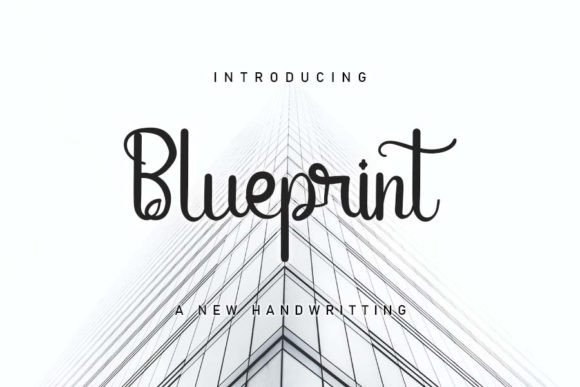 Blueprint: A Sweet & Cursive Handwritten Font for Modern Design