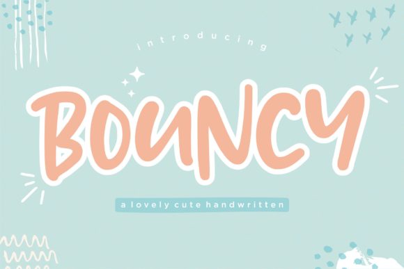 Bouncy: The Handwritten Font That Brings Joy to Every Project