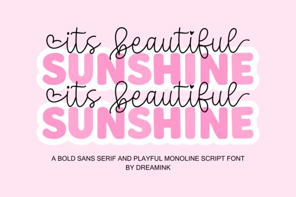 Bring Sunshine to Your Designs with This Font Duo