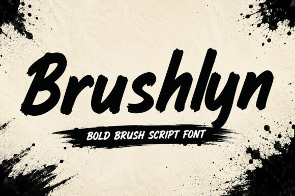 Brushlyn: The Bold Brush Script Font for Impactful Design