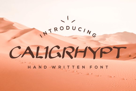 Caligrhypt: The Handwritten Font with a Contemporary Edge