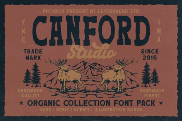 Canford Trio: A Typeface for Brands with a Story to Tell