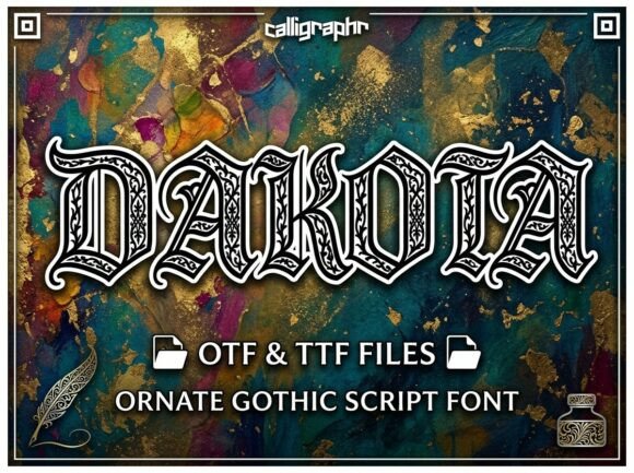 Dakota: The Gothic Script Font for Timeless Prestige
