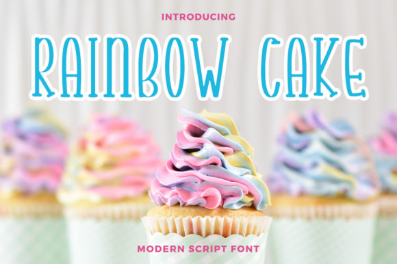 Discovering Rainbow Cake: A Handwritten Font for Modern Design