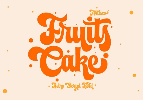 Fruits Cake: A Modern Script Font with Vintage Soul