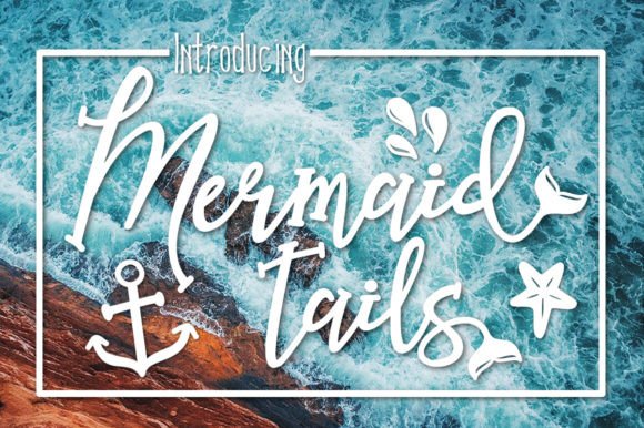 Mermaid Tails: A Whimsical Font for Ocean-Inspired Designs