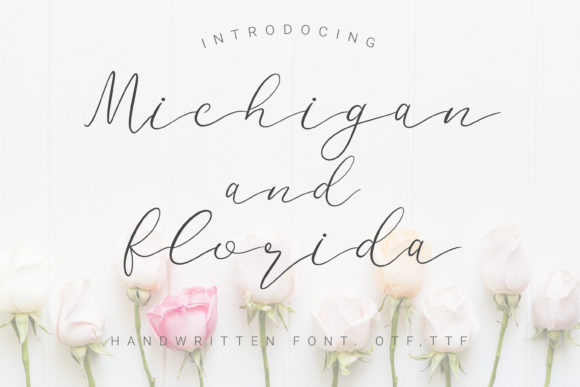 Michigan and Florida: A Timeless Handwritten Font for Designers