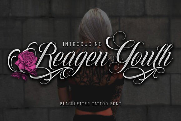 Reagen Youth: A Bold Script Blackletter for Modern Branding
