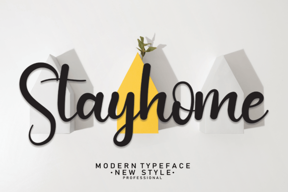 Stayhome: Your Go-To Handwritten Font for Every Project