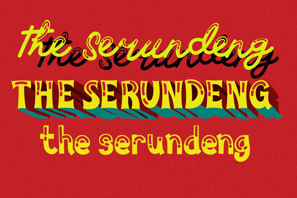 The Serundeng: A Font Duo for Dynamic Design