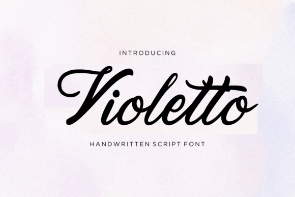 Violetto: A Modern Handwritten Font for Creative Projects