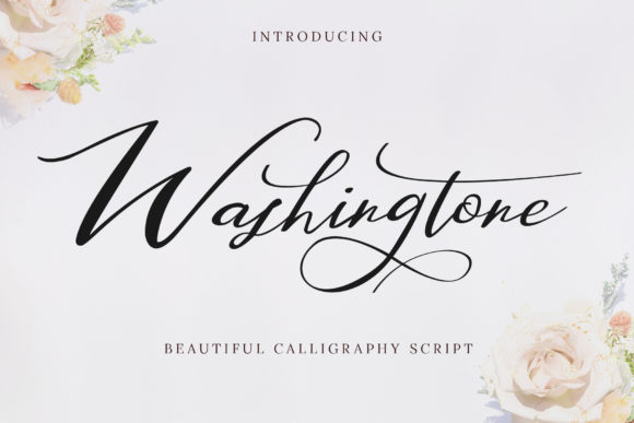 Washingtone: A Handwritten Font for Modern Brands
