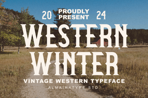 Western Winter: The Vintage Serif That Commands Attention